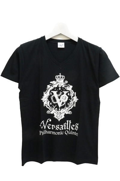 Versailles Chateau de Versailles Tシャツ Black x White