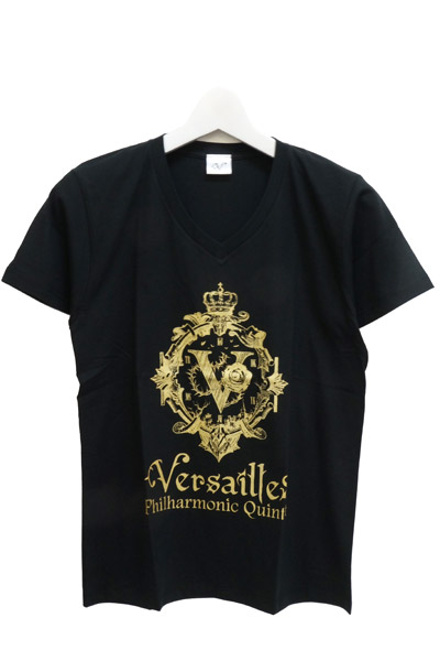 Versailles Chateau de Versailles TシャツB Black x Gold