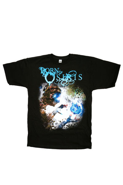 BORN OF OSIRIS Album Art Black T-Shirt