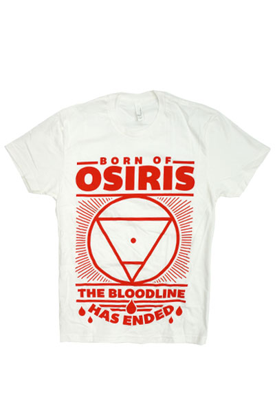 BORN OF OSIRIS Bloodline White T-Shirt