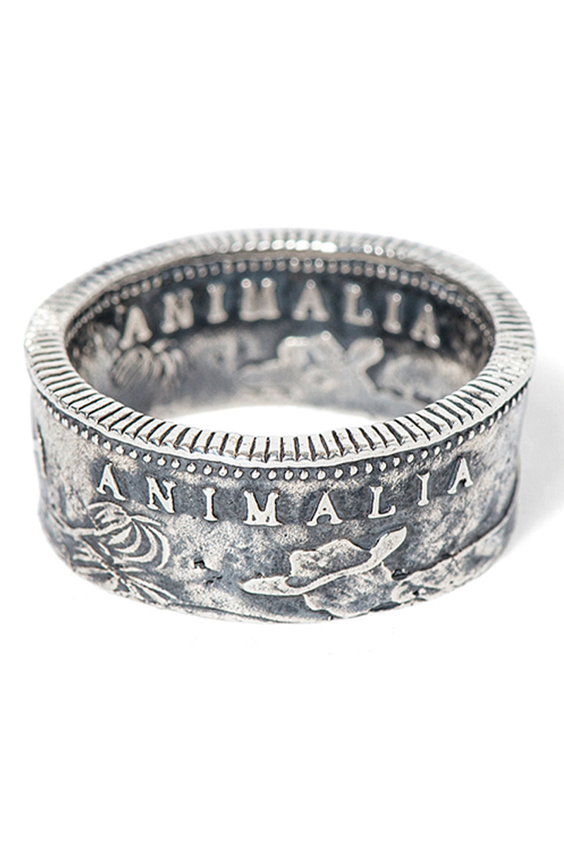 ANIMALIA ANIMAL-AC13 CA1849 Coin Ring-SILVER925