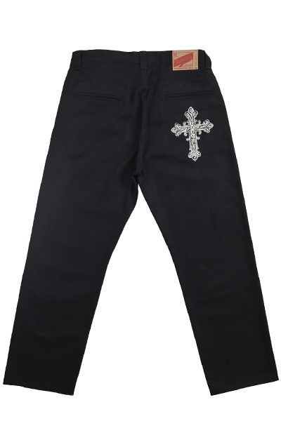 Subciety WORK PANTS CLASSIC EMBROIDERY CROSS