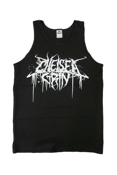 CHELSEA GRIN Playing With Fire Black Tank Top