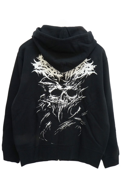 Gluttonous Slaughter (グラトナス・スローター) I Need You Dead Zip-UP HOODIE WHITE