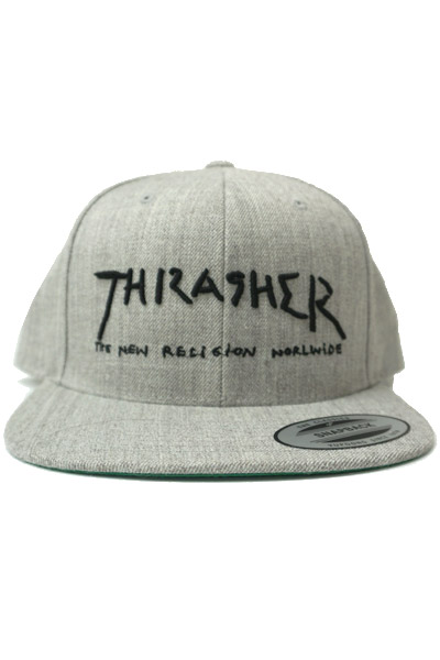 THRASHER SNAP BACK 15TH-C65 H-GRY