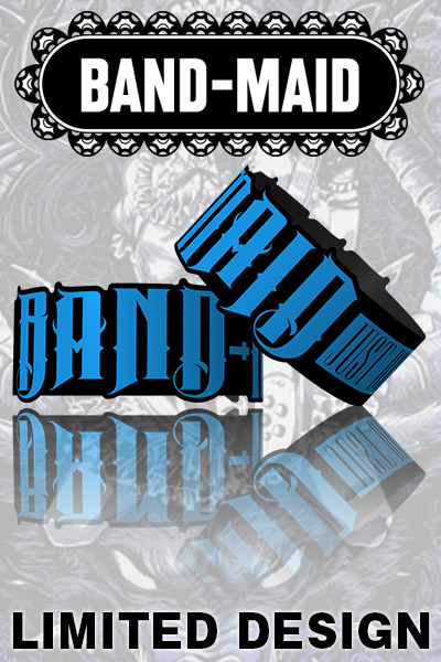 BAND-MAID x ゲキクロ LIMITED RUBBERBAND BLUE