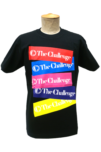 ザ・チャレンジ カラフルBOXロゴ Tシャツ BLK