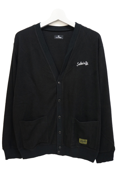 Subciety CARDIGAN-Conductor- - BLACK