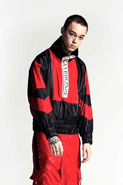 PARADOX – SWITCHING PULLOVER BLOUSON SCARLET