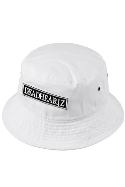 DEADHEARTZ LOGO BACKET HAT / WHITE