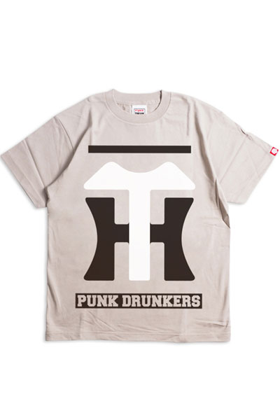 PUNK DRUNKERS PDSx阪神タイガース 阪神ロゴTEE S GRAY