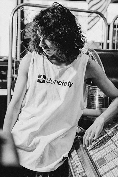 Subciety TANK TOP-THE BASE- WHITE