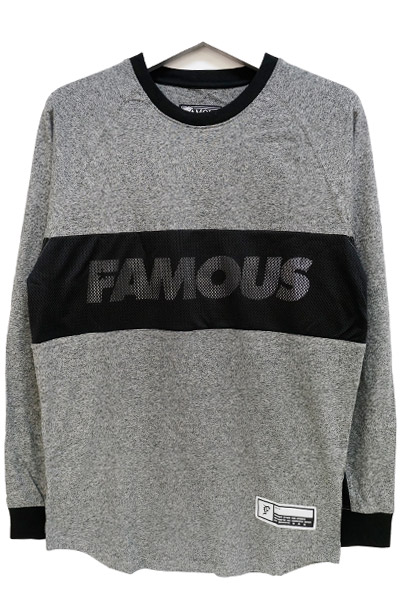 FAMOUS STARS AND STRAPS WHIP LS RAGLAN TOP