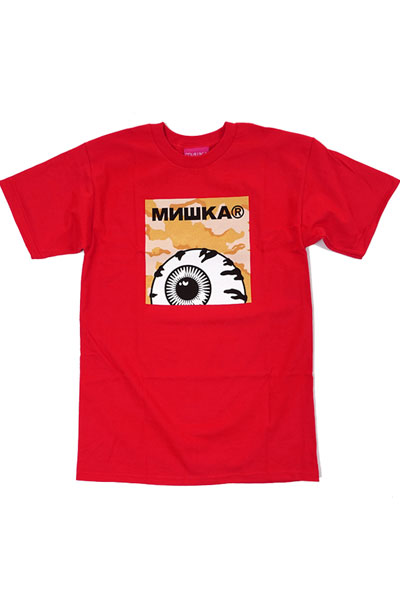 MISHKA (ミシカ) KEEP WATCH BOX LOGO S/S TEE Red