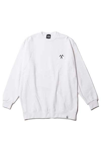 SILLENT FROM ME ALEXIA -Crew Sweat- White