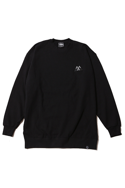 SILLENT FROM ME ALEXIA -Crew Sweat- Black