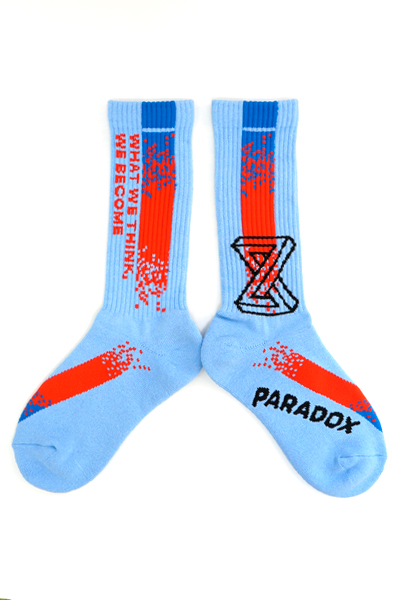 PARADOX GRAPHIC SOCKS BLUE