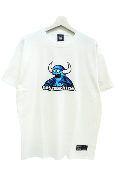TOY MACHINE TMP18ST7 camo monster st white