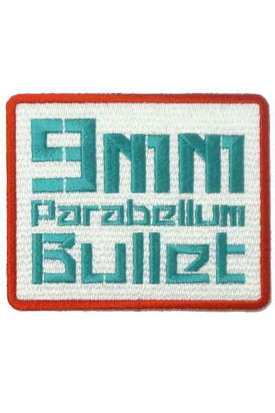 9mm Parabellum Bullet ワッペン ホワイト×エメラルドグリーン