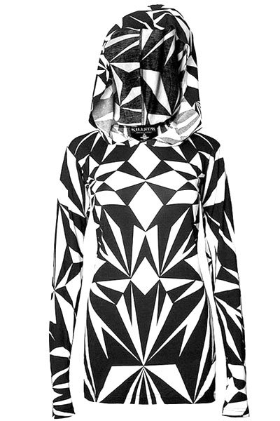 KILL STAR CLOTHING (キルスター・クロージング)  Fractal Hood Dress[B]