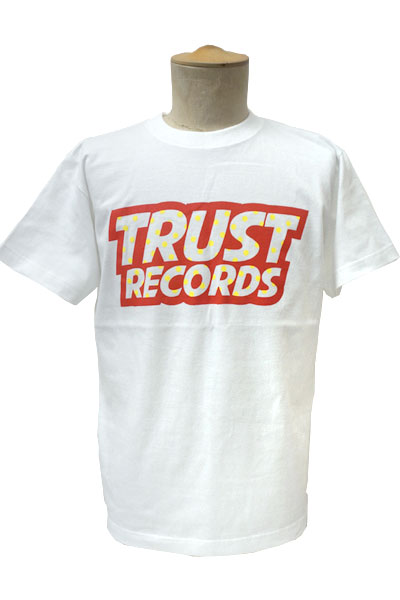 TRUST RECORDS LOGO T-Shirts WHITE
