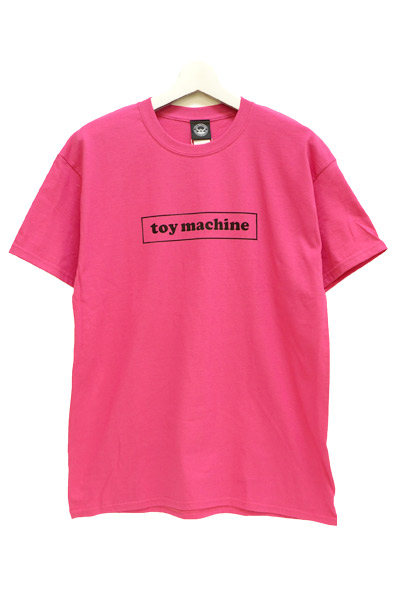 TOY MACHINE TMS18ST8 Toy Machine Logo ss H.PINK