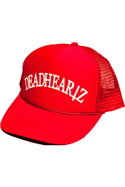 DEADHEARTZ MESH CAP RED