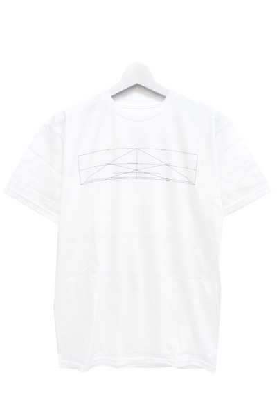 BLACK SCALE HOUSE CROSSED T-SHIRT WHITE