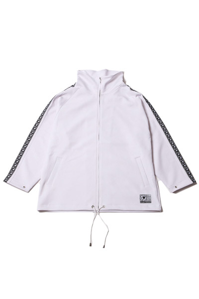 SILLENT FROM ME CLIQUE -Track Jacket- White