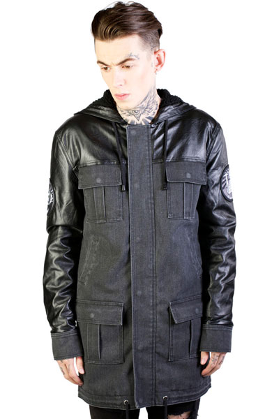 DISTURBIA CLOTHING WE OWN THE NIGHT PARKA