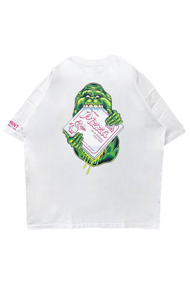 over print (オーバープリント) GHOST BUSTERS Tee 8 white