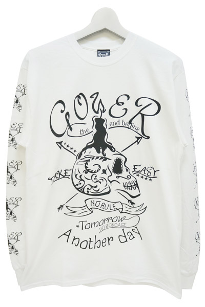 GoneR (ゴナー) Candle Mexican Skull Long T-Shirts White