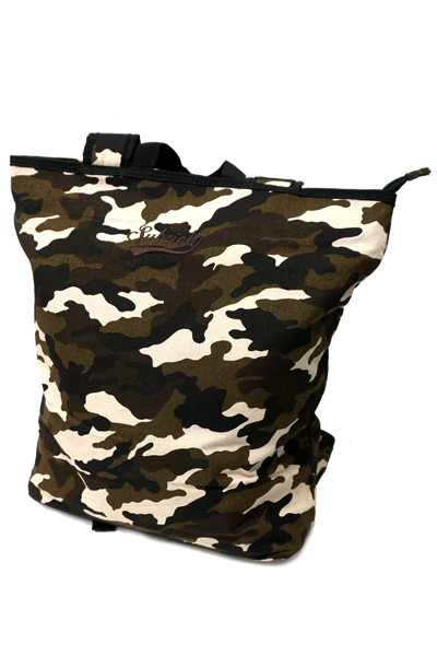 Subciety CANVAS BACKPACK-GLORIOUS- BEIGE. CAMO