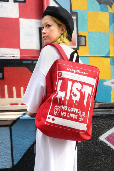 LiST BACK PACK RED