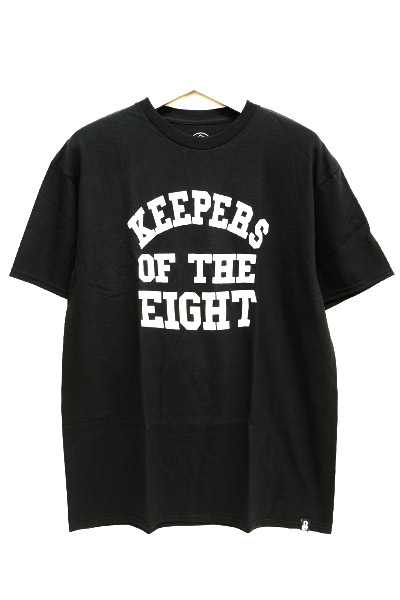 REBEL8 110010268  KEEPERS OF THE EIGHT TEE BLK