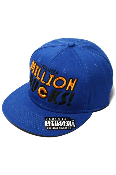 RUDIE'S MILLION SNAPBACK CAP BLUE/BLUE/ORANGE