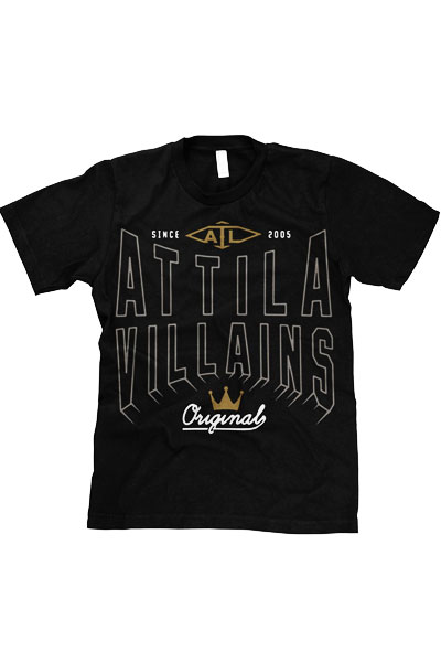 ATTILA Original Villains Black - T-Shirt