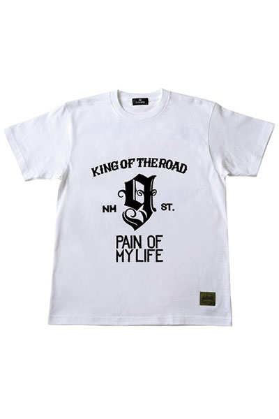 NineMicrophones King Of The Road S/S WHITE