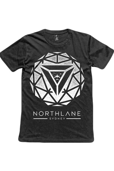NORTHLANE Sphere Black - T-Shirt