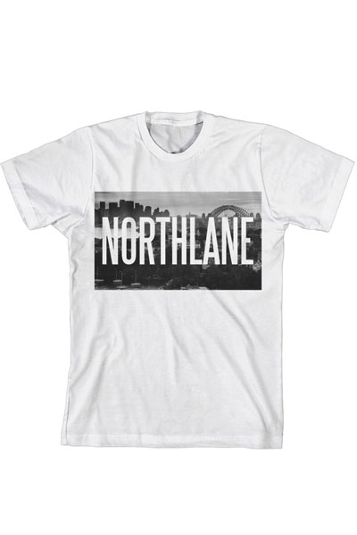 NORTHLANE Skyline White - T-Shirt