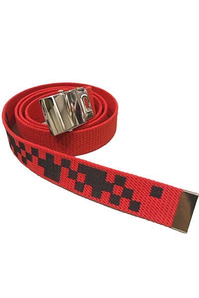 LILWHITE(dot) (リルホワイトドット) LW-18SU-A01 -DIVIDED- LONG BELT RED