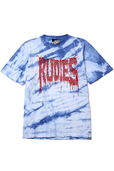 RUDIE'S DECAY TIGER STRIPE DYED-T BLUE