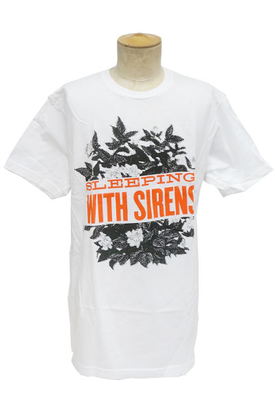 SLEEPING WITH SIRENS Floral White - T-Shirt