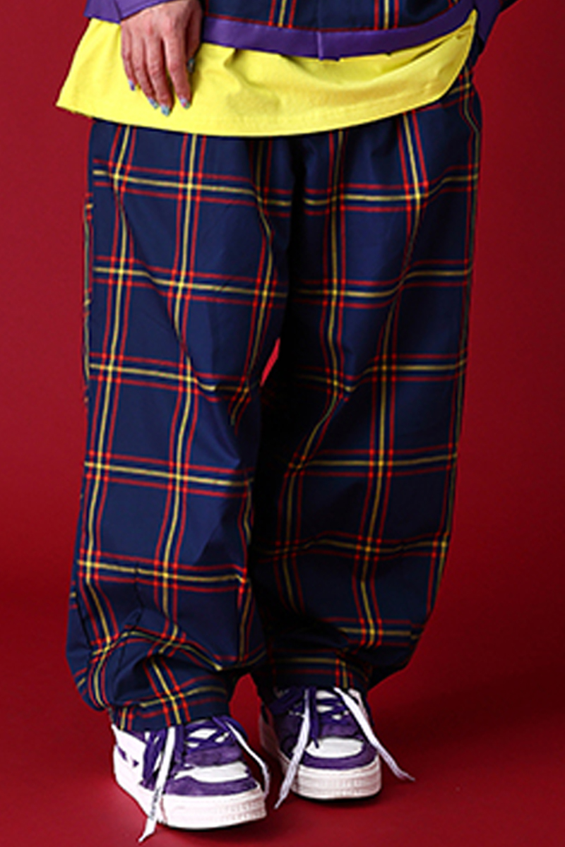 ROLLING CRADLE (ローリングクレイドル) RC CHECK WIDE PANTS / NAVY