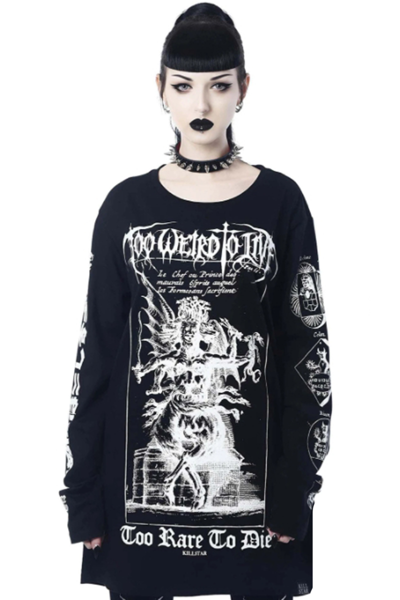 KILL STAR CLOTHING Rare To Die Long Sleeve Top