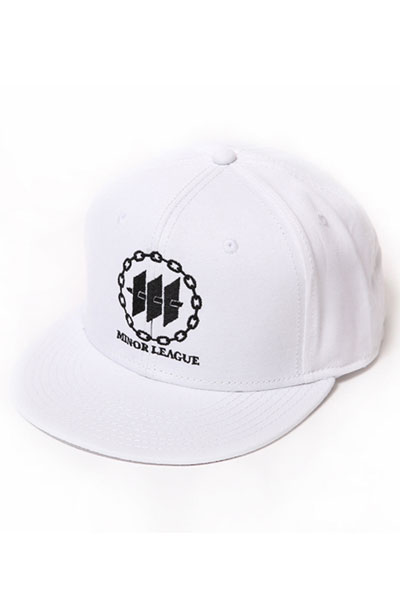 SILLENT FROM ME "20" -Snapback- MINOR LEAGUE Collaboration WHITE