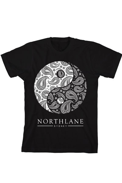 NORTHLANE Yin Yang Black - T-Shirt