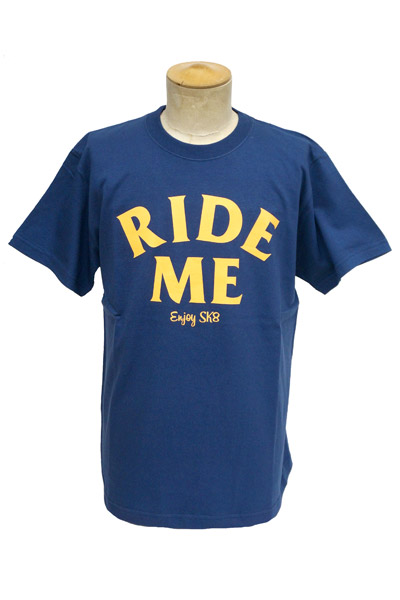 RideMe enjoy Logo TEE NAVY/MUSTARD