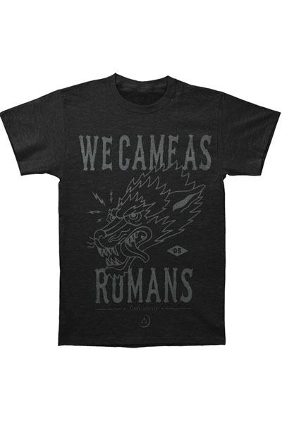WE CAME AS ROMANS Wolf Tri-Black - T-Shirt