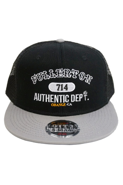 NineMicrophones SNAP BACK CAP-LOCAL AREA- BLK/GRY